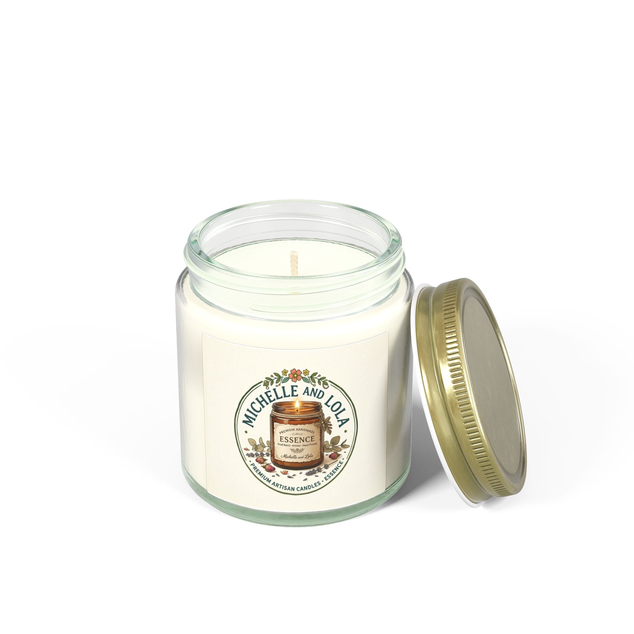 Scented Candle — Coconut Apricot Wax (4oz & 9oz)