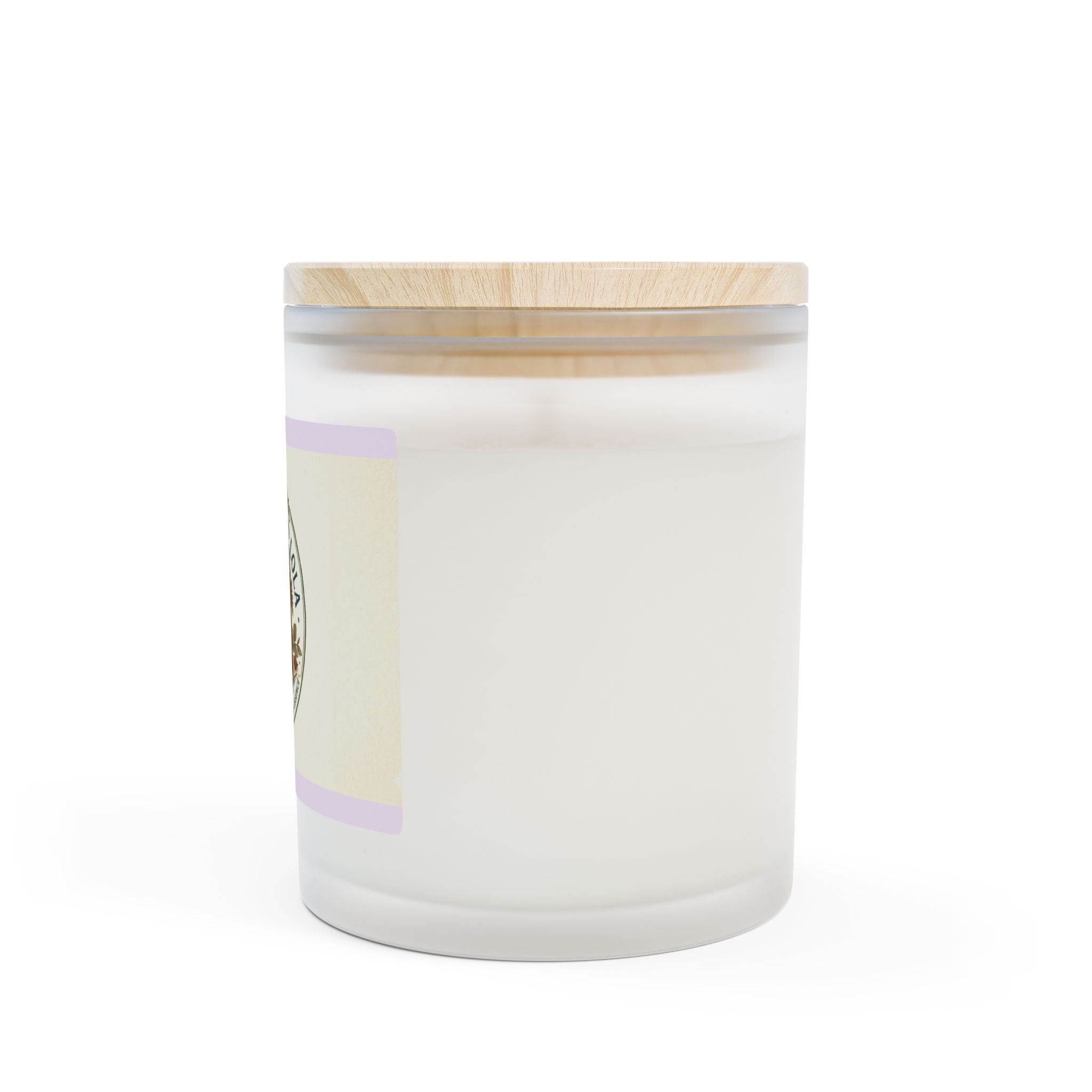 Frosted Glass Candle – Michelle & Lola Floral Jar Scented Candle (11 oz)