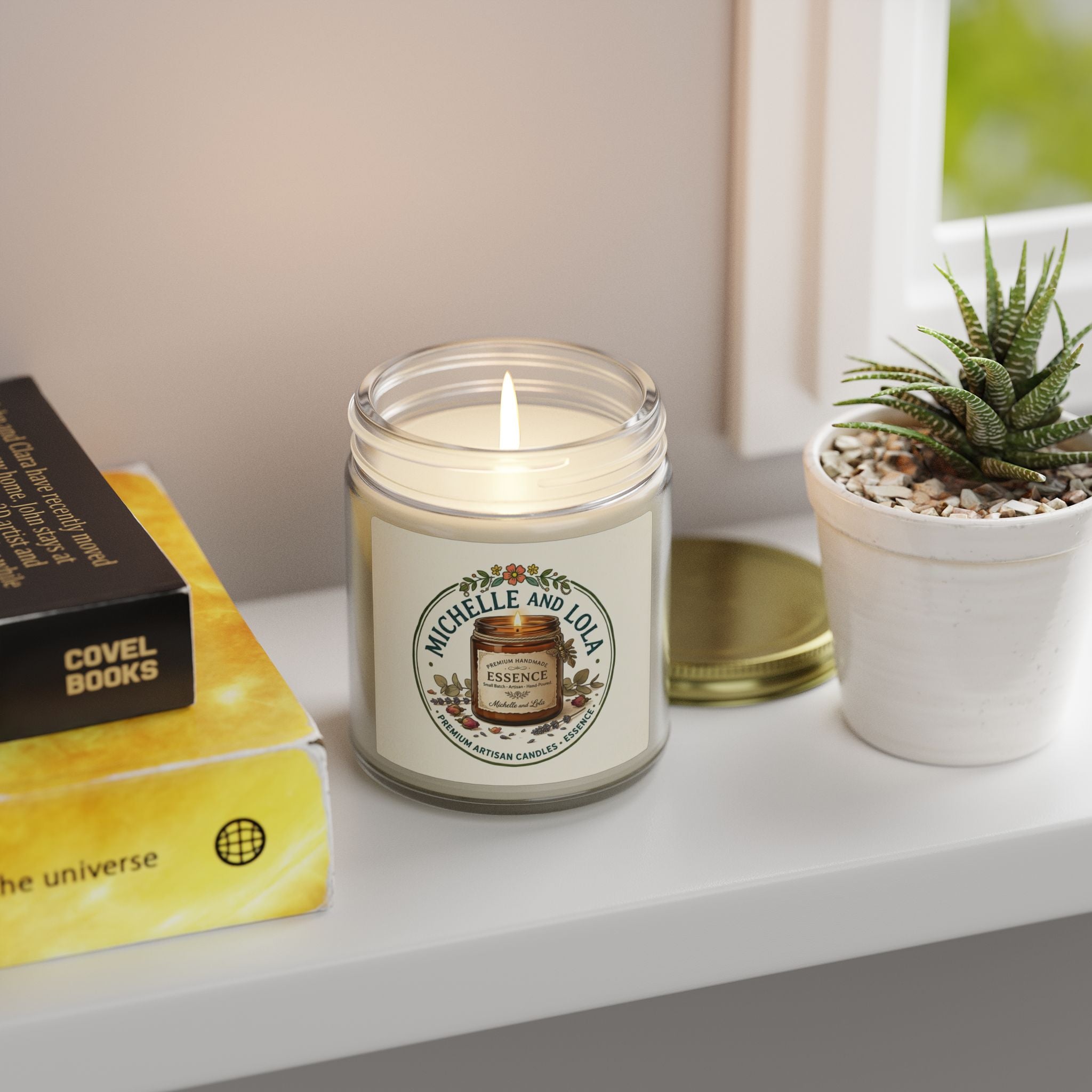 Scented Candle — Coconut Apricot Wax (4oz & 9oz)