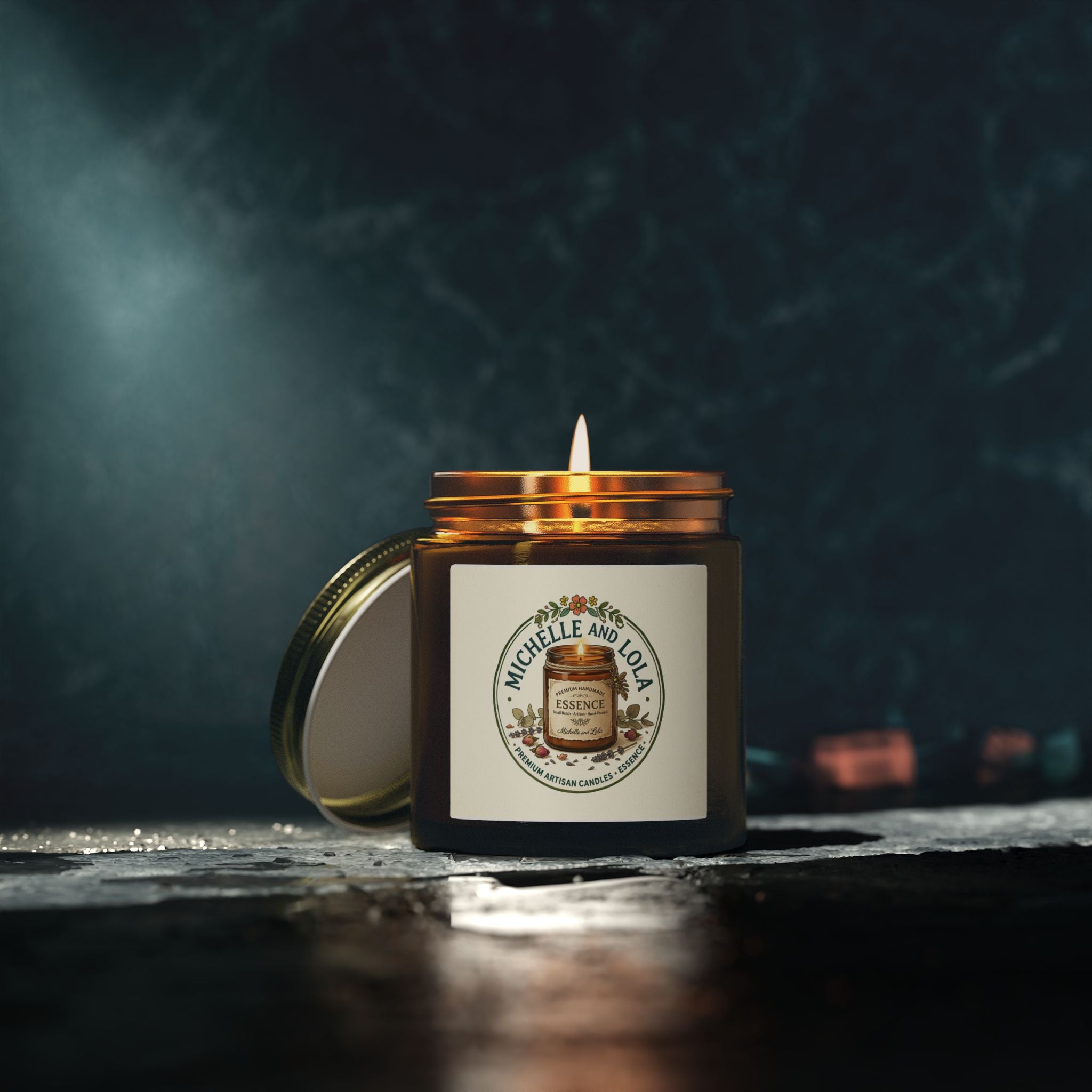 Scented Candle — Coconut Apricot Wax (4oz & 9oz)