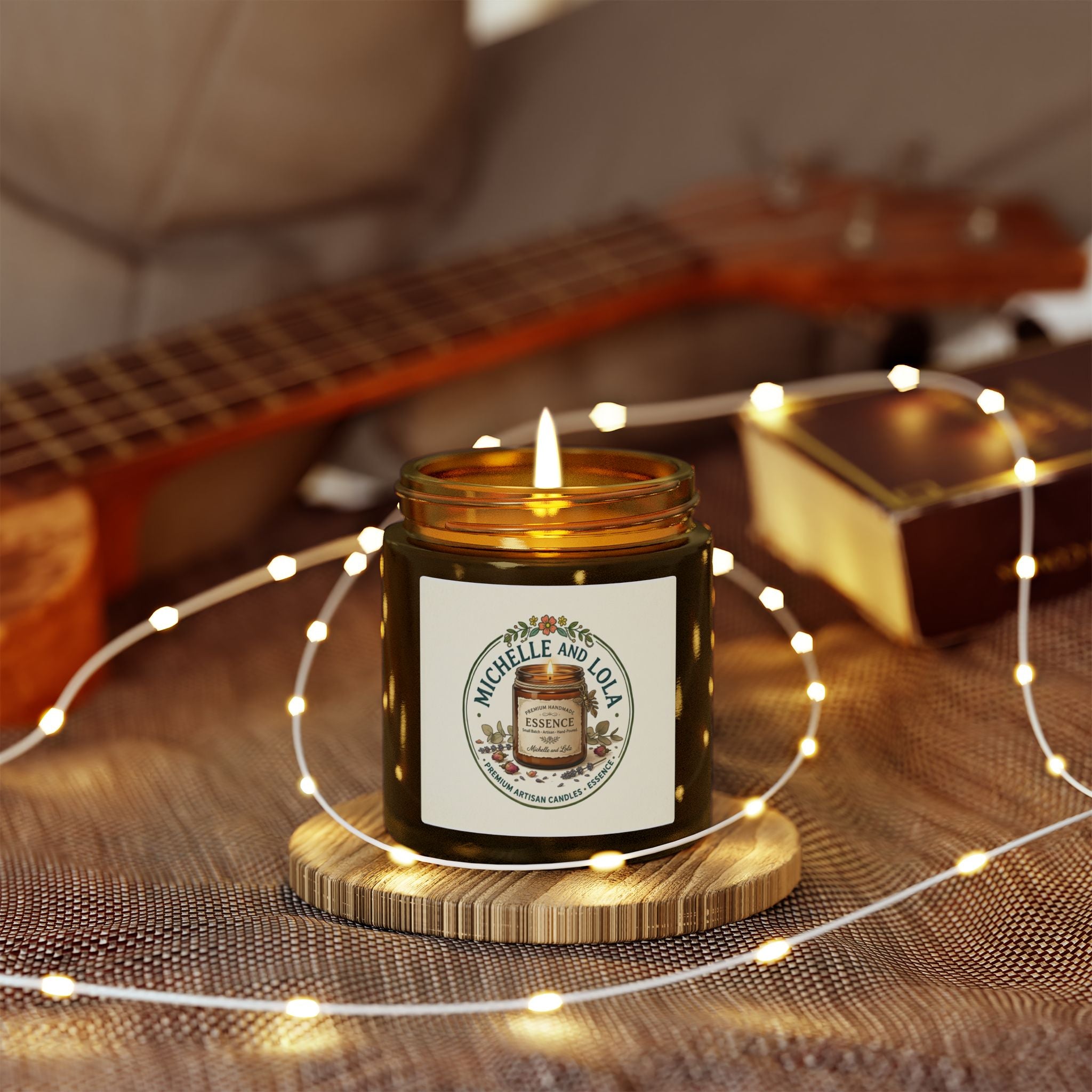 Scented Candle — Coconut Apricot Wax (4oz & 9oz)