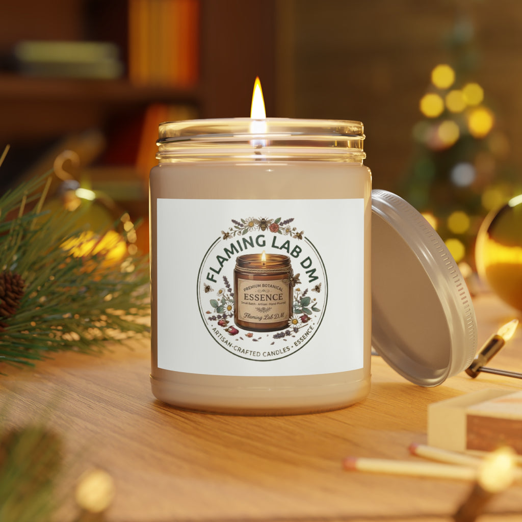 Soy Scented Candle 9oz — Michelle and Lola Essence Jar with White Lid