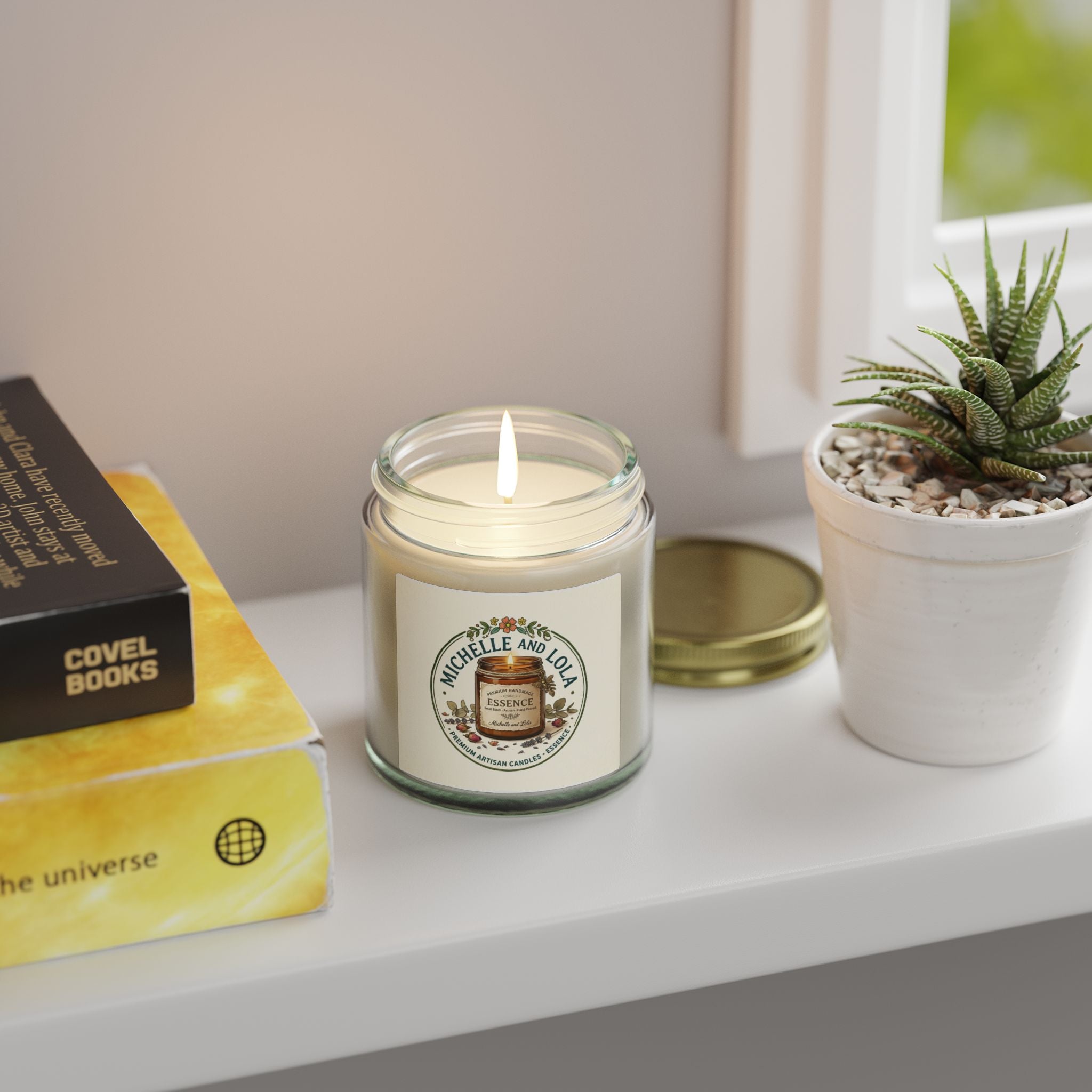 Scented Candle — Coconut Apricot Wax (4oz & 9oz)