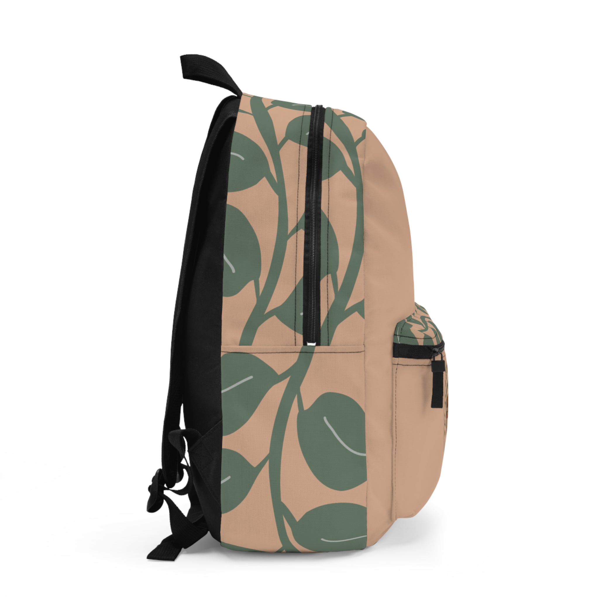 Lavender Field Backpack — Floral Watercolor Daypack for School & Travel
