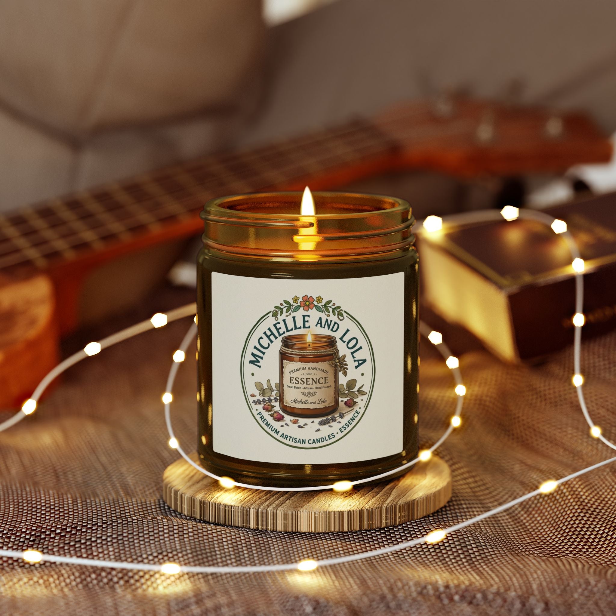 Scented Candle — Coconut Apricot Wax (4oz & 9oz)