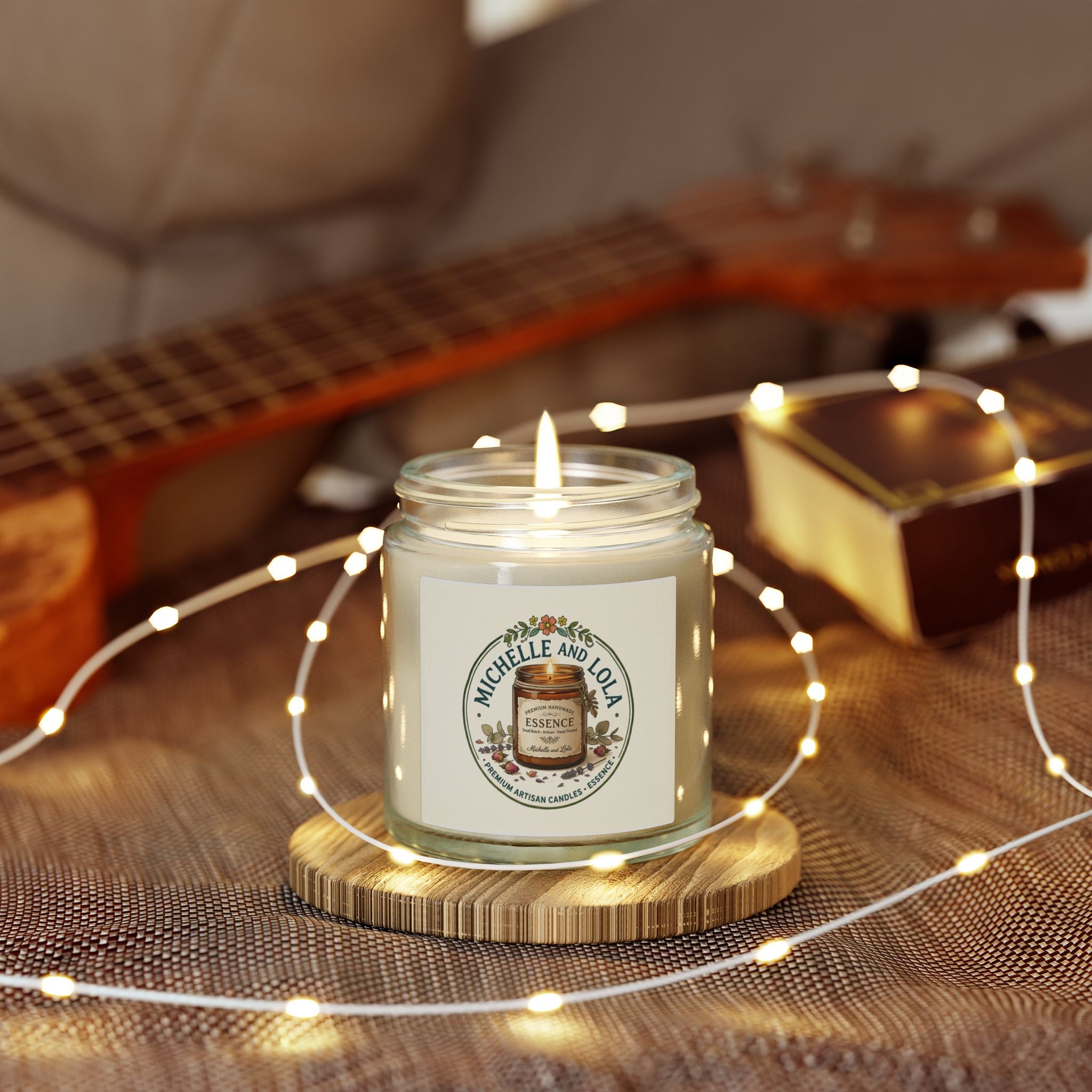 Scented Candle — Coconut Apricot Wax (4oz & 9oz)