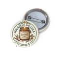 Candle Label Pin Button — 'Michelle and Lola' Vintage Apothecary Badge