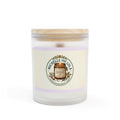 Frosted Glass Candle – Michelle & Lola Floral Jar Scented Candle (11 oz)