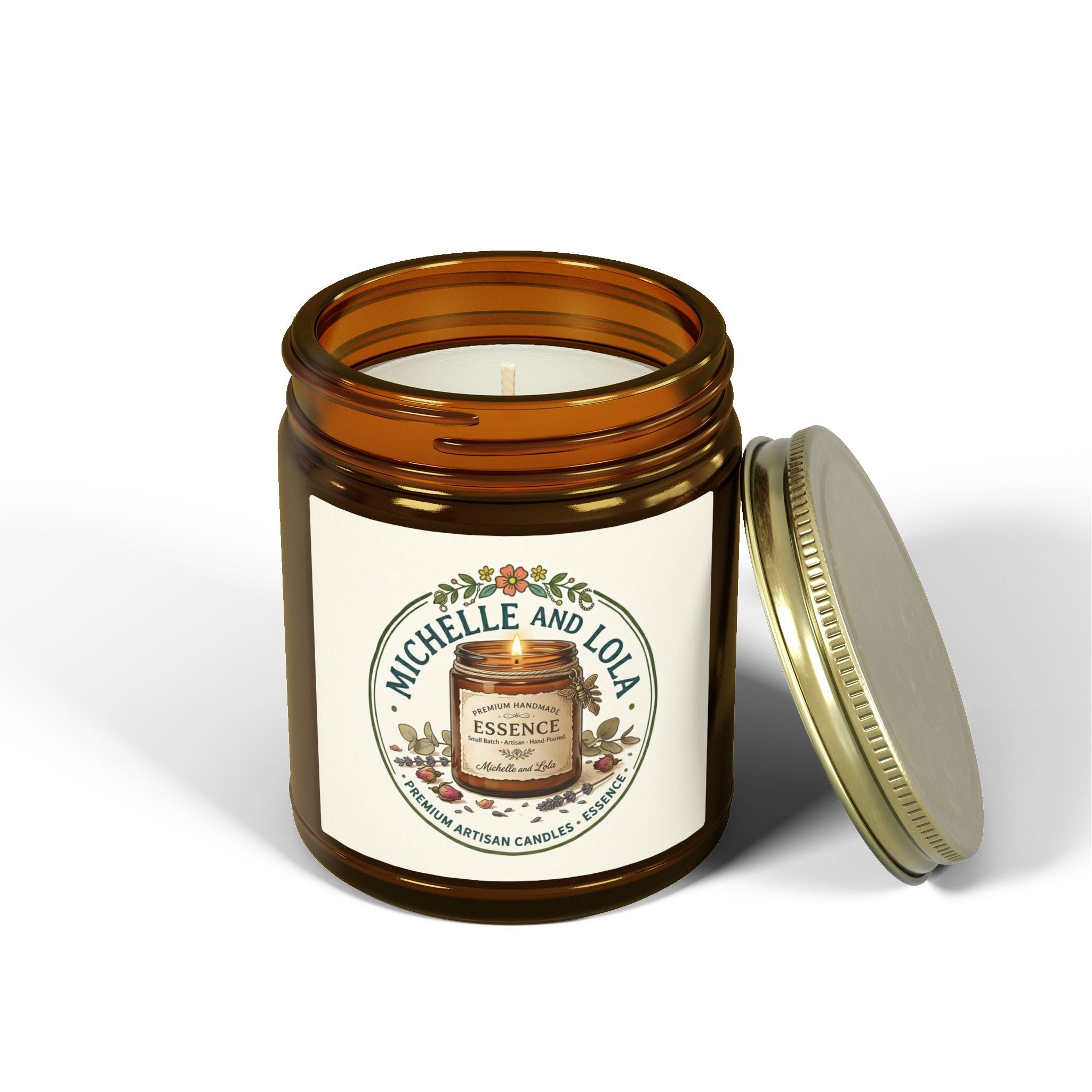 Scented Candle — Coconut Apricot Wax (4oz & 9oz)