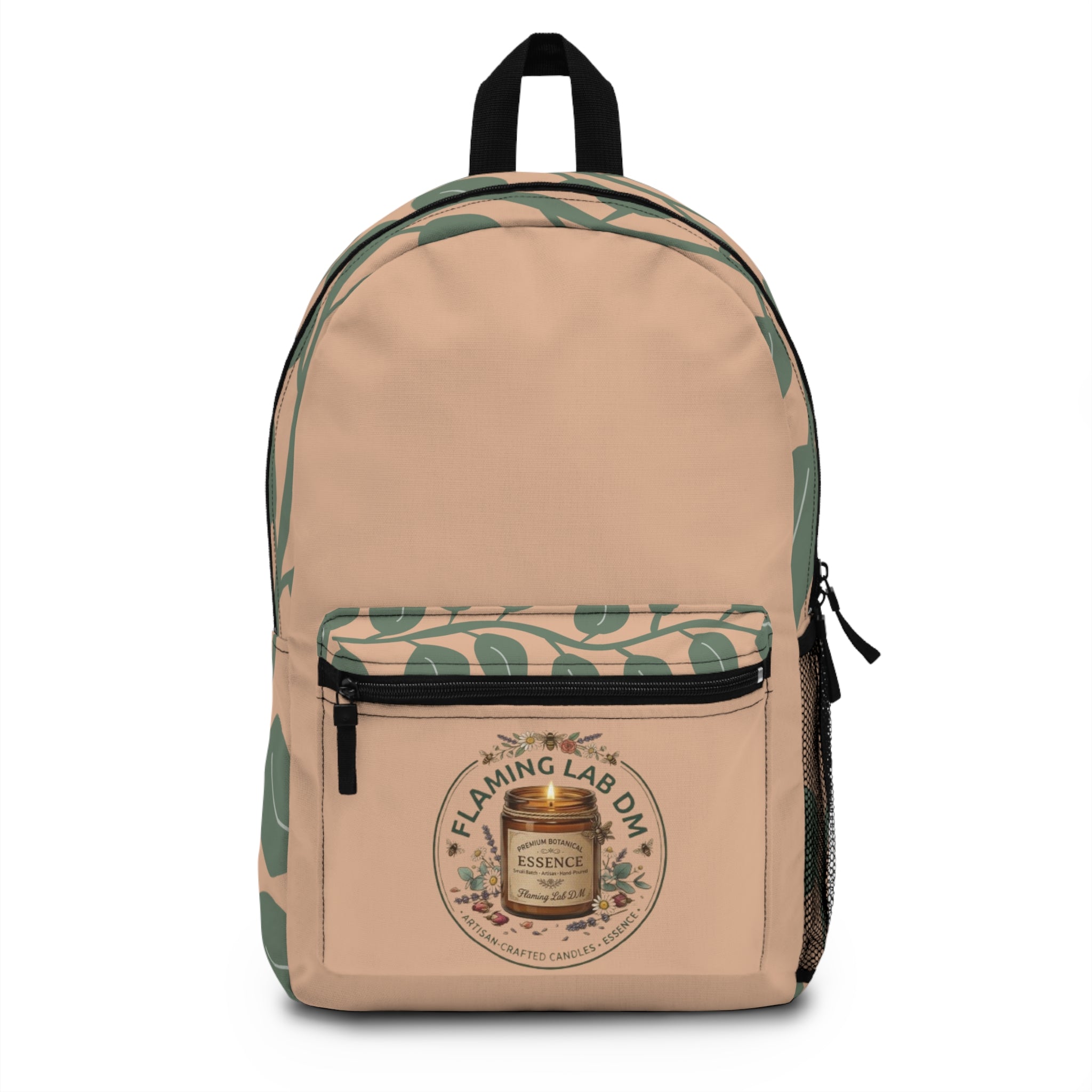 Lavender Field Backpack — Floral Watercolor Daypack for School & Travel