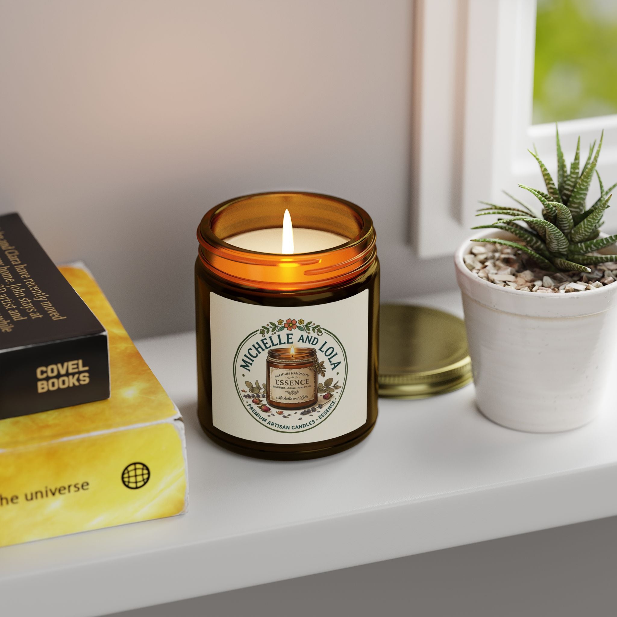 Scented Candle — Coconut Apricot Wax (4oz & 9oz)